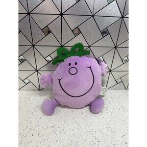 Little Miss Memes Naughty Purple 7" Soft Plush Toy Happy Face Gift Kids CUTE